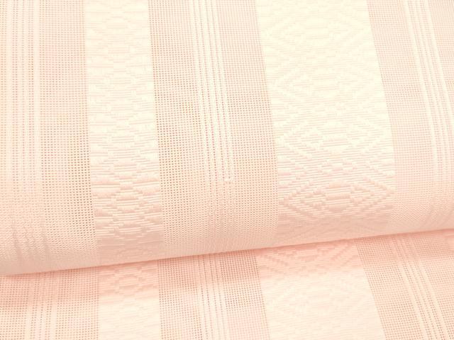平和屋着物＊夏物 博多織 八寸名古屋帯 紗献上 珊瑚色 DABD6548cm
