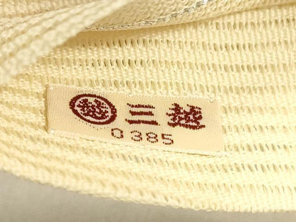平和屋着物＊夏物 六通柄袋帯 流水籬文 金銀糸 三越扱い 正絹 逸品 DABD6549cm