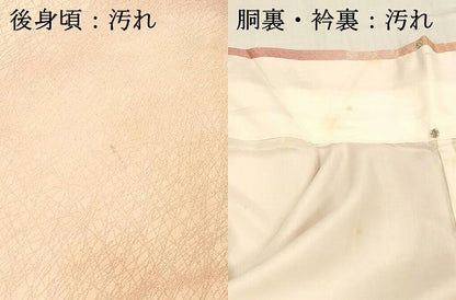 平和屋着物■上質な小紋 霞文 暈し染め 正絹 逸品 DABD6612cm