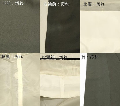 平和屋着物■豪華黒留袖 駒刺繍 佳華の宴 暈し染め 金彩 正絹 逸品 DABD6618cm