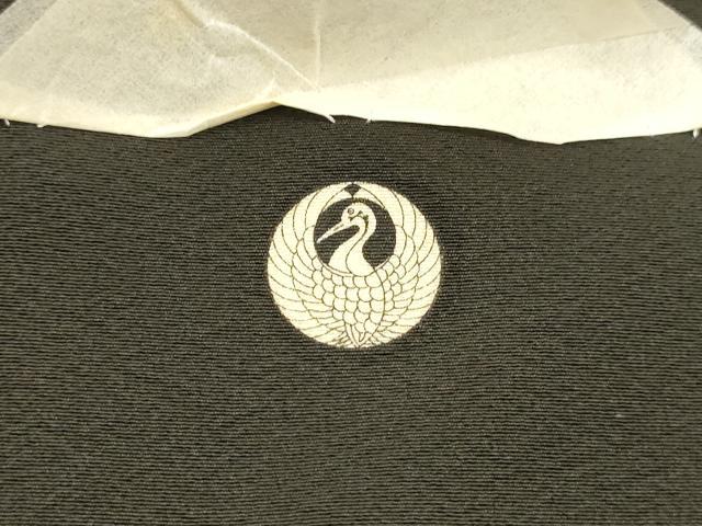 平和屋着物■豪華黒留袖 駒刺繍 流水松葉花文 金彩 正絹 逸品 DABD6621cm
