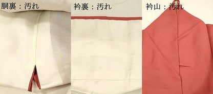 平和屋着物■上質な小紋 草花文 金銀糸 正絹 逸品 DABD6625cm