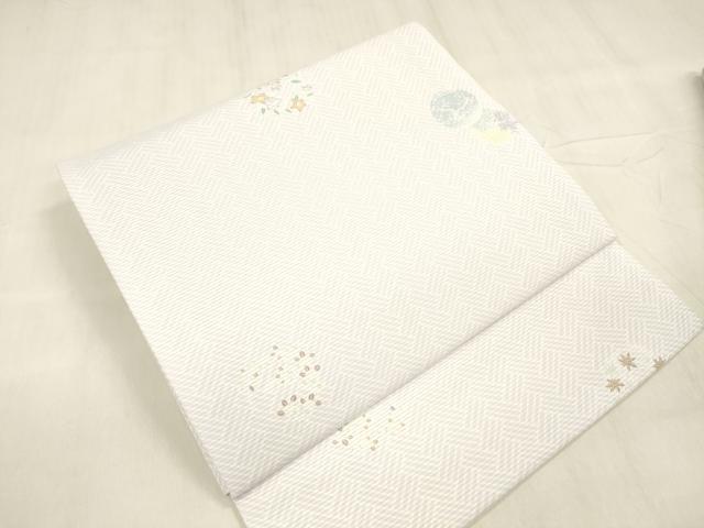 平和屋着物＊夏物 つけ帯 草花文 DABD6655cm