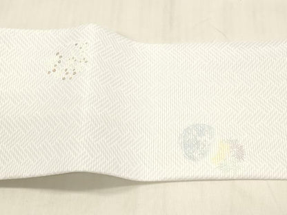 平和屋着物＊夏物 つけ帯 草花文 DABD6655cm