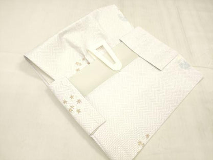 平和屋着物＊夏物 つけ帯 草花文 DABD6655cm