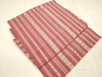 平和屋着物＊夏物 本場筑前博多織 つけ帯 紗献上 正絹 逸品 DABD6675cm