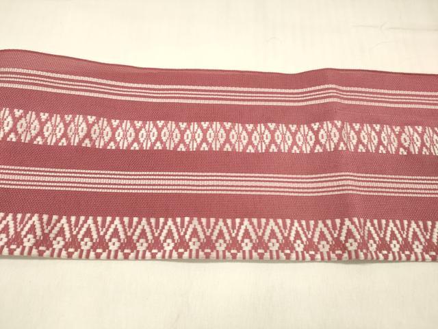 平和屋着物＊夏物 博多織 八寸名古屋帯 紗献上 DABD6701cm