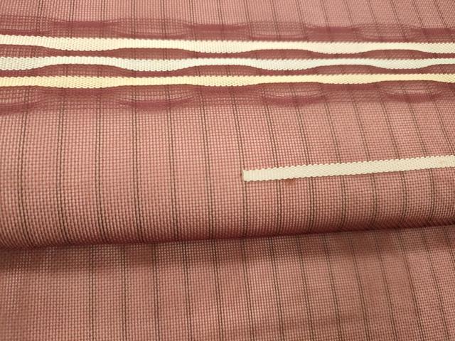 平和屋着物＊夏物　八寸名古屋帯　横段文　正絹　逸品　DABD6702cm 平和屋着物＊夏物 八寸名古屋帯 横段文 正絹 逸品 DABD6702cm