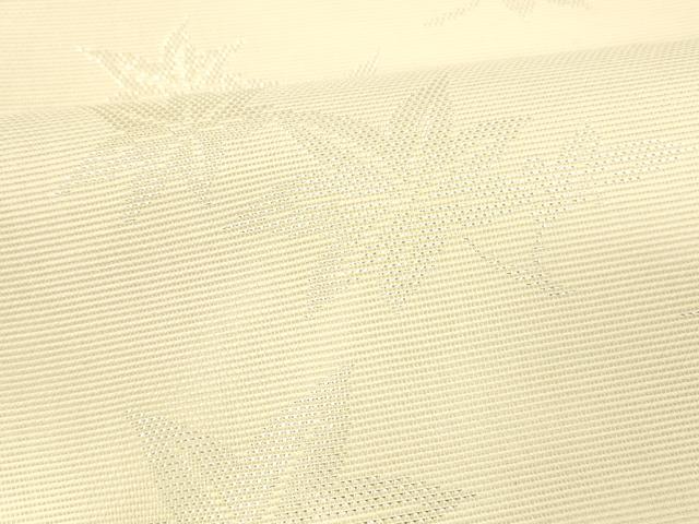 平和屋着物＊夏物 六通柄袋帯 舞葉文 銀糸 正絹 逸品 DABD6711cm