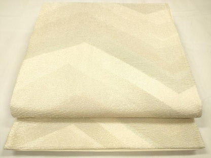平和屋着物＊夏物 六通柄袋帯 抽象文様 金銀糸 正絹 逸品 DABD6724cm