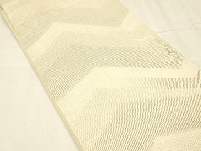 平和屋着物＊夏物 六通柄袋帯 抽象文様 金銀糸 正絹 逸品 DABD6724cm