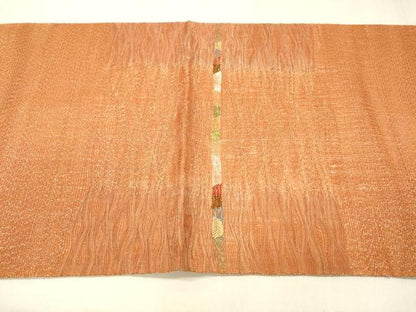 平和屋着物＊夏物 太鼓柄袋帯 抽象文様 金銀糸 正絹 逸品 DABD6734cm