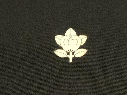 平和屋着物■豪華黒留袖 友禅 作家物 風景草花文 正絹 逸品 DABD6741cm