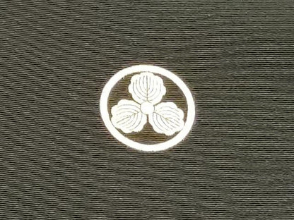 平和屋着物■豪華黒留袖　作家物　鳳凰扇面花文　金彩　正絹　逸品　DABD6838cm