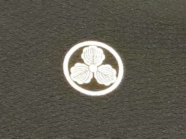 平和屋着物■豪華黒留袖　作家物　鳳凰扇面花文　金彩　正絹　逸品　DABD6838cm