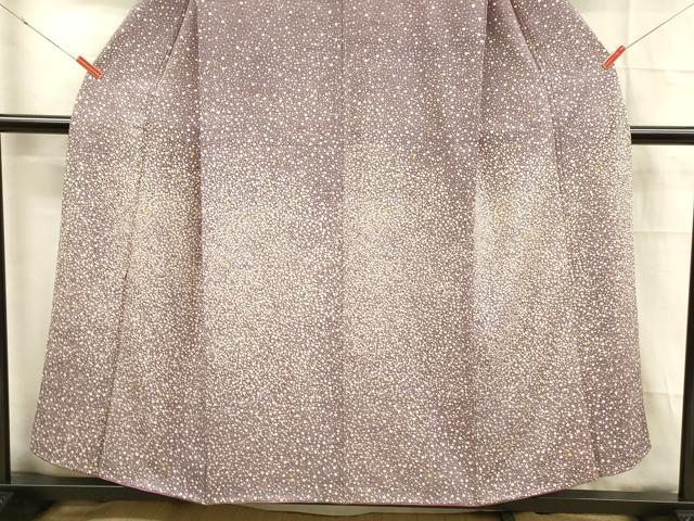 平和屋着物■訪問着　江戸小紋　鮫小紋柄　霞文　正絹　逸品　DABD6839cm