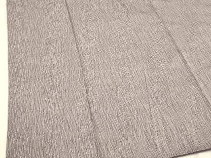 平和屋着物■上質な小紋　草葉文　正絹　逸品　DABD6841cm
