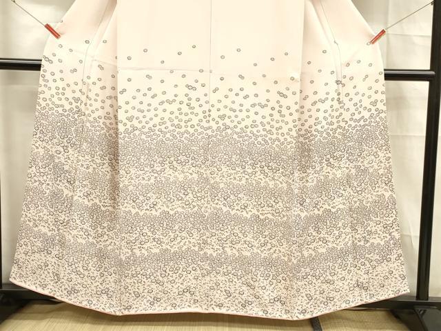 平和屋着物■訪問着　舞花文　正絹　逸品　DABD6845cm