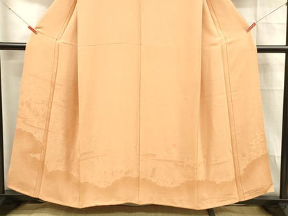 平和屋着物■豪華色留袖　作家物　神田祭　深支子色　正絹　逸品　DABD6847cm