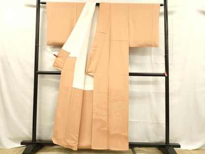 平和屋着物■豪華色留袖　作家物　神田祭　深支子色　正絹　逸品　DABD6847cm