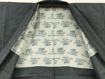 平和屋着物■男性　本場大島紬　アンサンブル　100亀甲　総詰め　正絹　逸品　未使用　DABD6851cm
