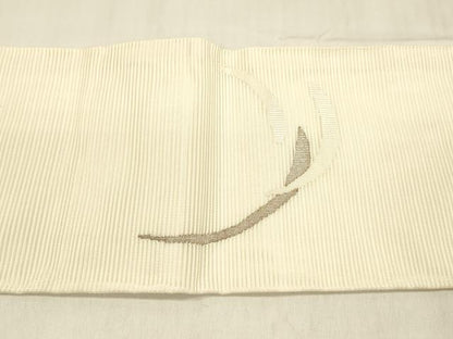 平和屋着物＊夏物 つけ帯 流水文 金銀糸 正絹 逸品 DABD6874cm