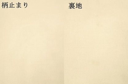 平和屋着物＊夏物 六通柄袋帯 雪輪草花文 金銀糸 正絹 逸品 DABD6875cm