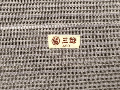 平和屋着物＊夏物 絽綴れ 八寸名古屋帯 抽象文様 金銀糸 三越扱い 正絹 逸品 DABD6876cm