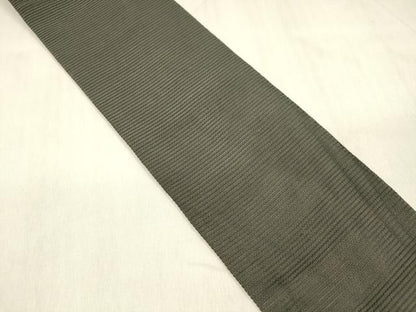 平和屋着物＊夏物 男性 絽綴れ 角帯 革色 正絹 逸品 DABD6877cm