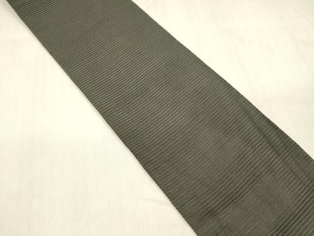 平和屋着物＊夏物 男性 絽綴れ 角帯 革色 正絹 逸品 DABD6877cm