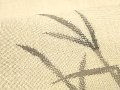 平和屋着物＊夏物 八寸名古屋帯 草葉文 DABD6892cm