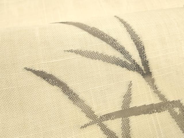 平和屋着物＊夏物 八寸名古屋帯 草葉文 DABD6892cm