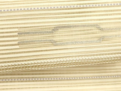 平和屋着物＊夏物 絽綴れ つけ帯 横段文 金銀糸 正絹 逸品 DABD6917cm