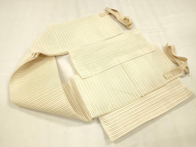 平和屋着物＊夏物 絽綴れ つけ帯 横段文 金銀糸 正絹 逸品