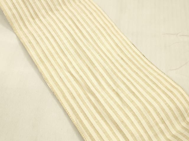 平和屋着物＊夏物　両面　半幅帯　格子　間道　麻　逸品　DABD6918cm 平和屋着物＊夏物 両面 半幅帯 格子 間道 麻 逸品 DABD6918cm