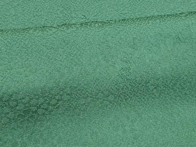 平和屋着物■上質な色無地 草花地紋 鉄色 正絹 逸品 未使用 DABD6969cm