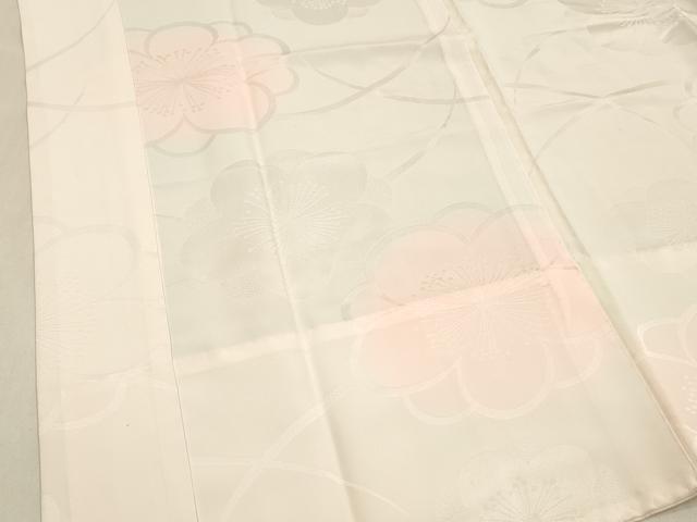 平和屋着物●振袖用長襦袢　無双仕立て　几帳花地紋　暈し染め　正絹　逸品　AABE7759ck 平和屋着物○振袖用長襦袢 無双仕立て 几帳花地紋 暈し染め 正絹 逸品