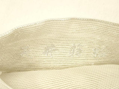 平和屋着物＊夏物 六通柄袋帯 天井蒔絵 銀糸 正絹 逸品 DABD6992cm