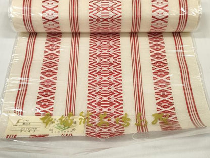平和屋着物＊夏物 本場筑前博多織 名古屋帯 帯反物 紗献上 証紙付き 逸品 未使用 DABD7020zzz