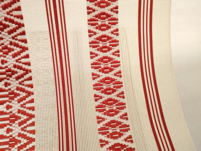 平和屋着物＊夏物 本場筑前博多織 名古屋帯 帯反物 紗献上 証紙付き 逸品 未使用 DABD7020zzz