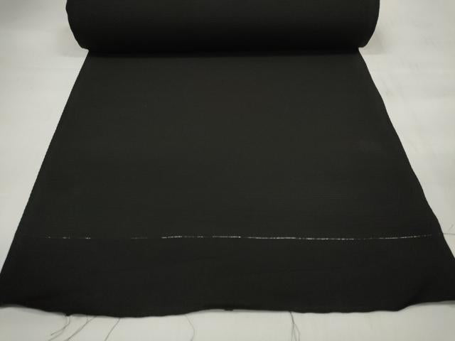 平和屋着物＊夏物 黒紋付 黒反物 着尺 絽 逸品 未使用 DABD7028zzz
