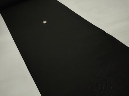 平和屋着物＊夏物 黒紋付 黒反物 着尺 絽 逸品 未使用 DABD7028zzz