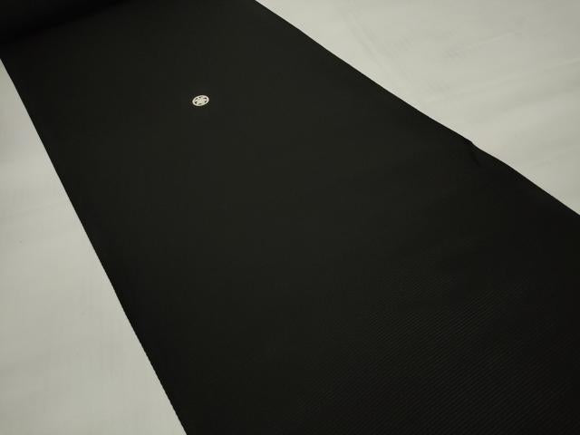 平和屋着物＊夏物 黒紋付 黒反物 着尺 絽 逸品 未使用 DABD7028zzz
