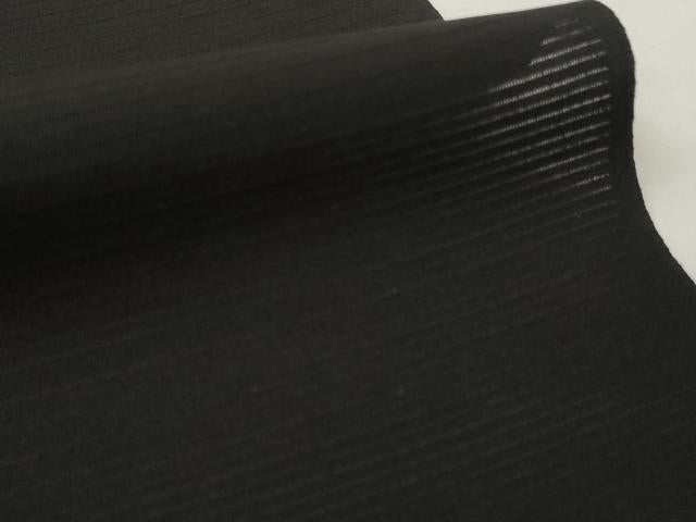 平和屋着物＊夏物 黒紋付 黒反物 着尺 絽 逸品 未使用 DABD7028zzz