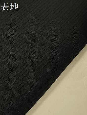 平和屋着物＊夏物　黒紋付　黒反物　着尺　絽　逸品　未使用　DABD7029zzz
