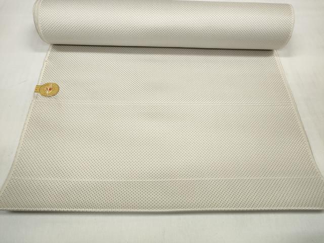 平和屋着物▼中国三大刺繍 相良刺繍 西陣 名古屋帯 帯反物 手織 草花文 証紙付き 逸品 未使用 DABD7037zzz