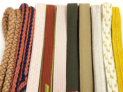 平和屋着物●和装小物　帯締め10本セット　礼装用　手組　組紐　高麗組　金糸　逸品　未使用　DABD7047zzz
