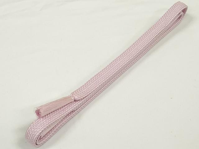 平和屋着物●和装小物　帯締め・帯揚げセット　絞り　薄桜色　丹後ちりめん　逸品　未使用　DABD7051zzz