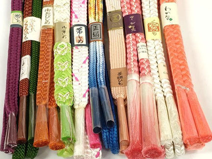 平和屋着物●和装小物　帯締め10本セット　組紐　高麗組　丸源氏組　金糸　そごう・さが美扱い　逸品　未使用　DABD7088zzz