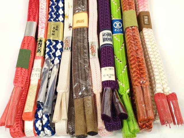 平和屋着物●和装小物　帯締め10本セット　絞り　組紐　冠組　そごう・ 西武扱い　やまと誂製　逸品　未使用　DABD7095zzz
